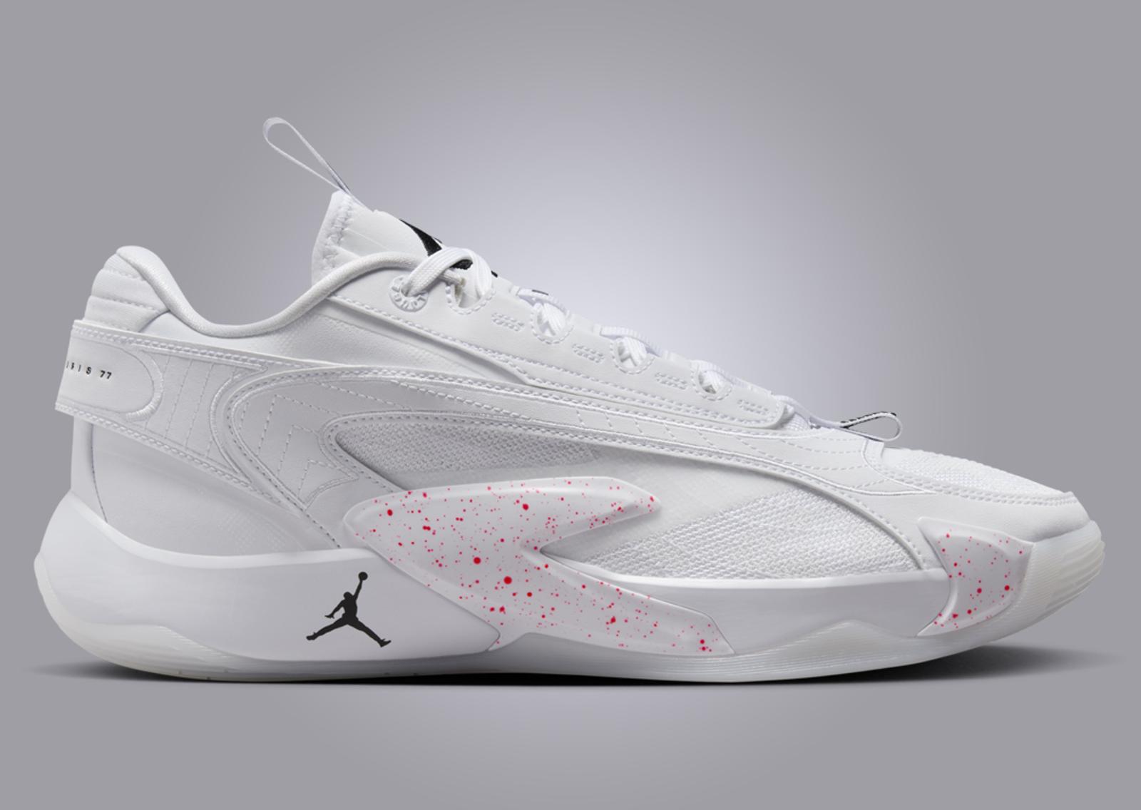 Jordan Luka 2 White Black Hyper Pink Lateral