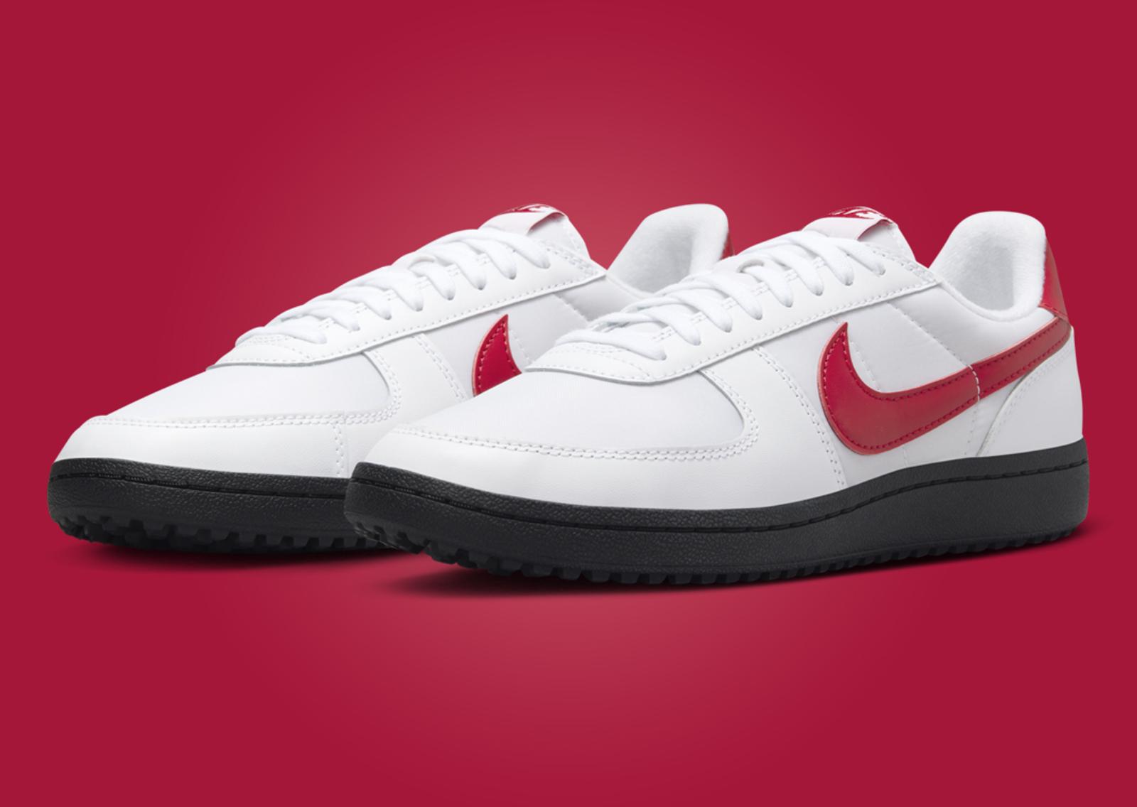 Nike Field General 82 SP White Varsity Red Angle