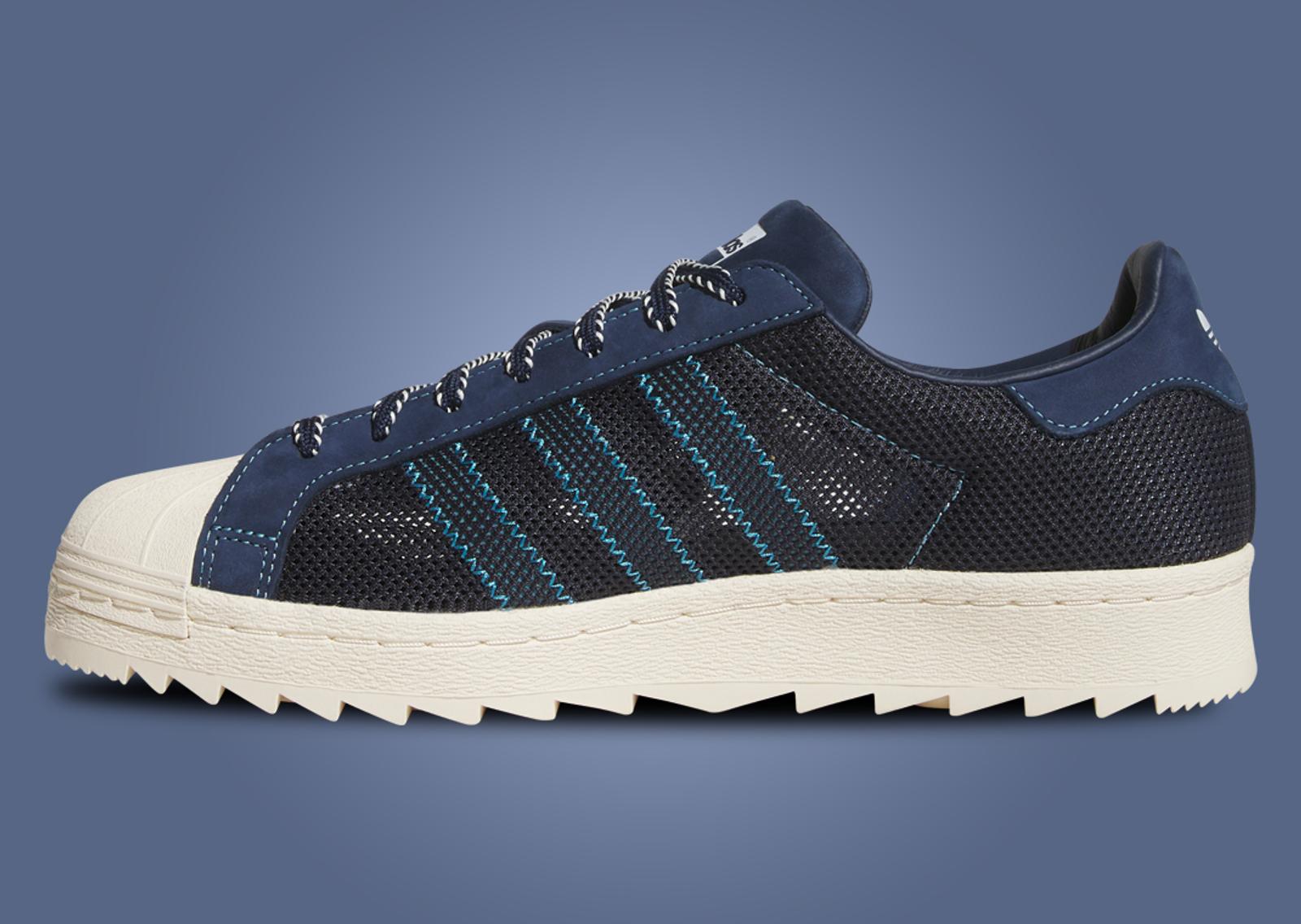 CLOT x adidas Superstar Night Indigo Medial