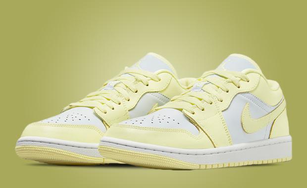 Citron Tint Accents This Women’s Air Jordan 1 Low