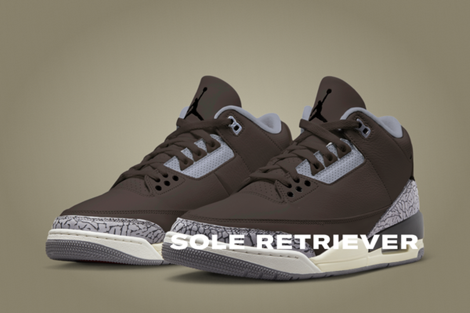 Air Jordan 3 Retro Baroque Brown (original mockup)