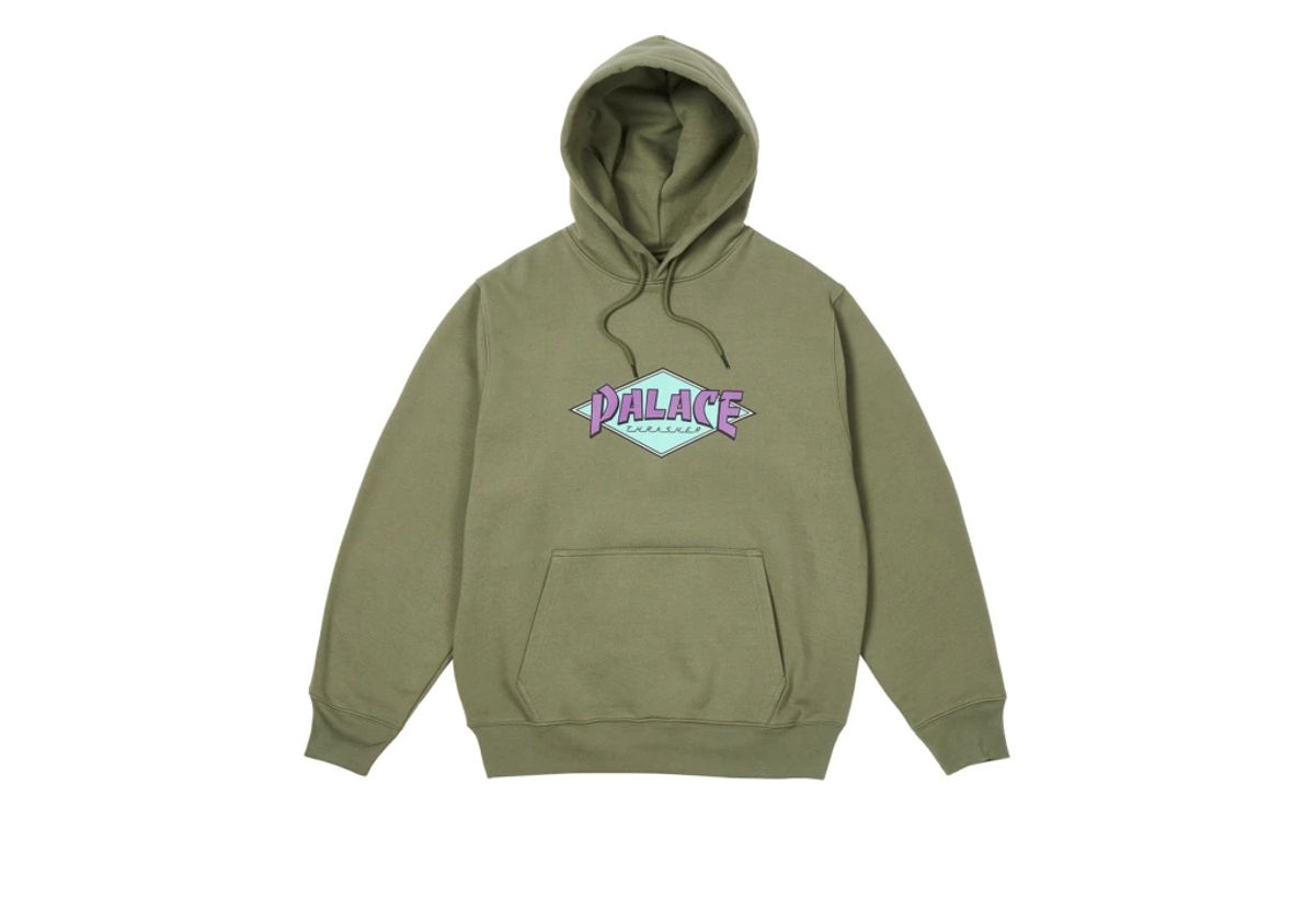 Palace Thrasher SS24 Hoodie in Green