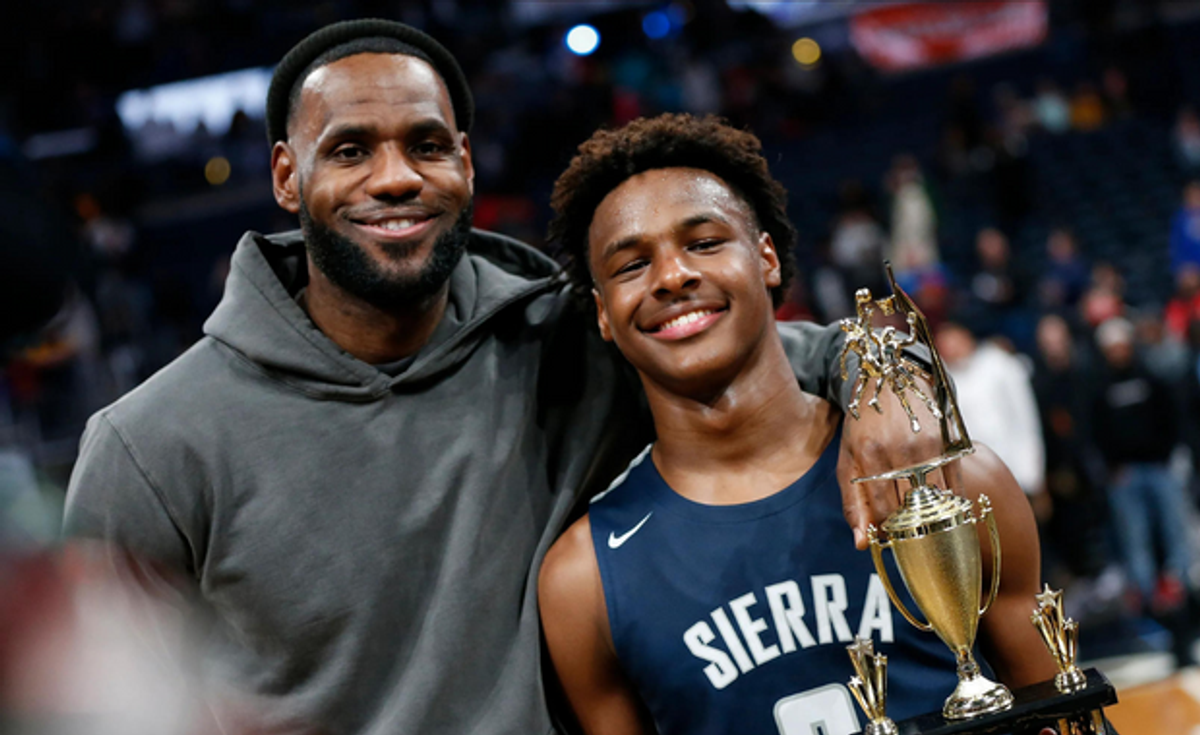 Nike Signs Bronny James To An NIL Endorsement Deal