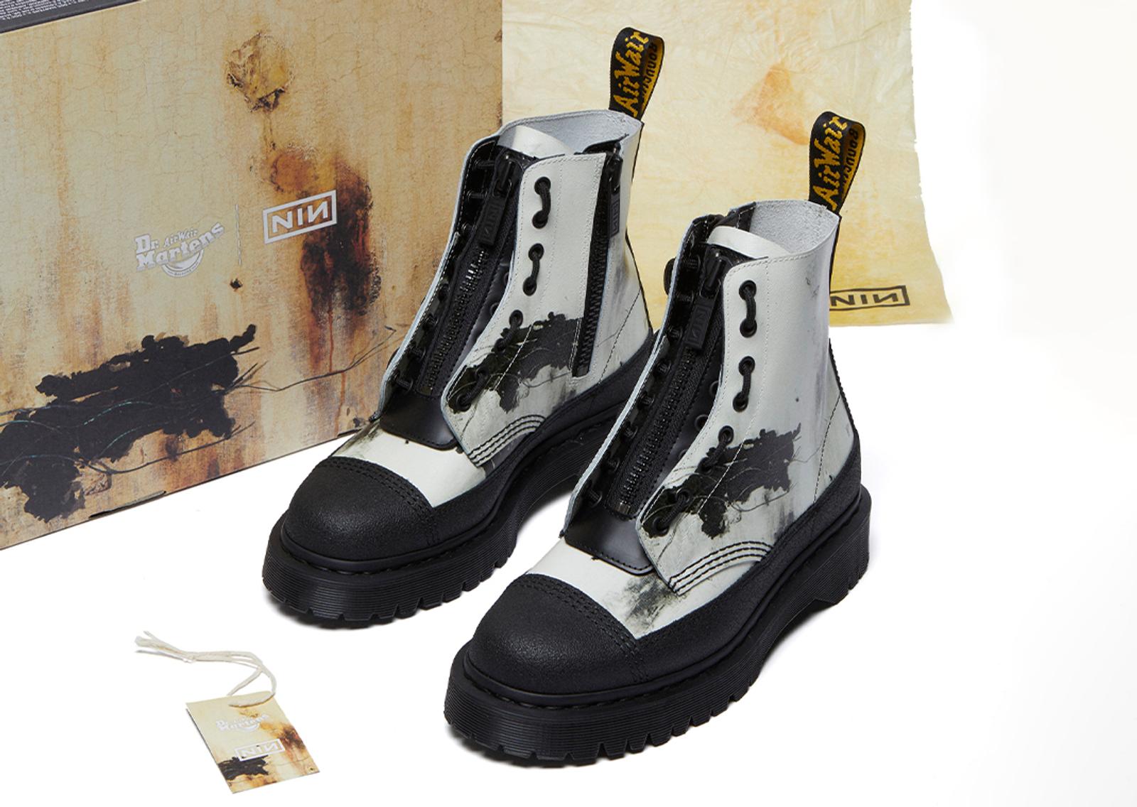 Nine Inch Nails x Dr. Martens 1460 8-Eye Boot The Downward Spiral Packaging