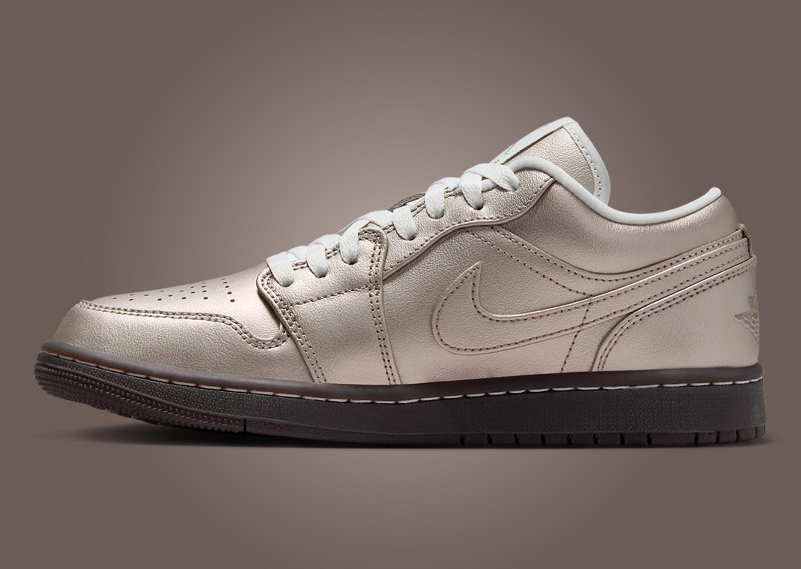 Air Jordan 1 Low Metallic Zinc (W) Medial Right