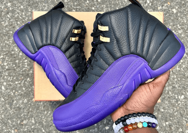 Black and purple retro 12 hotsell