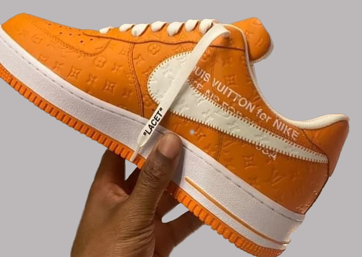 Closer Look At The Louis Vuitton x Off-White x Nike Air Force 1 Low