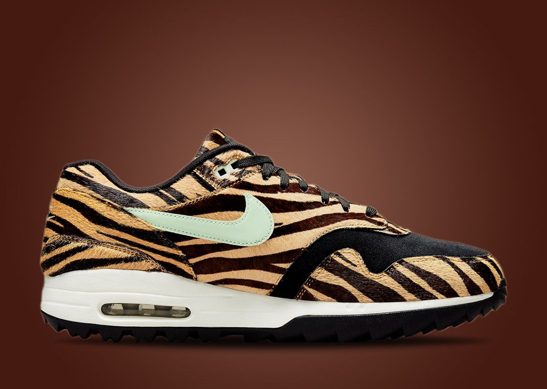 Tiger Print Covers This Nike Air Max 1 Golf