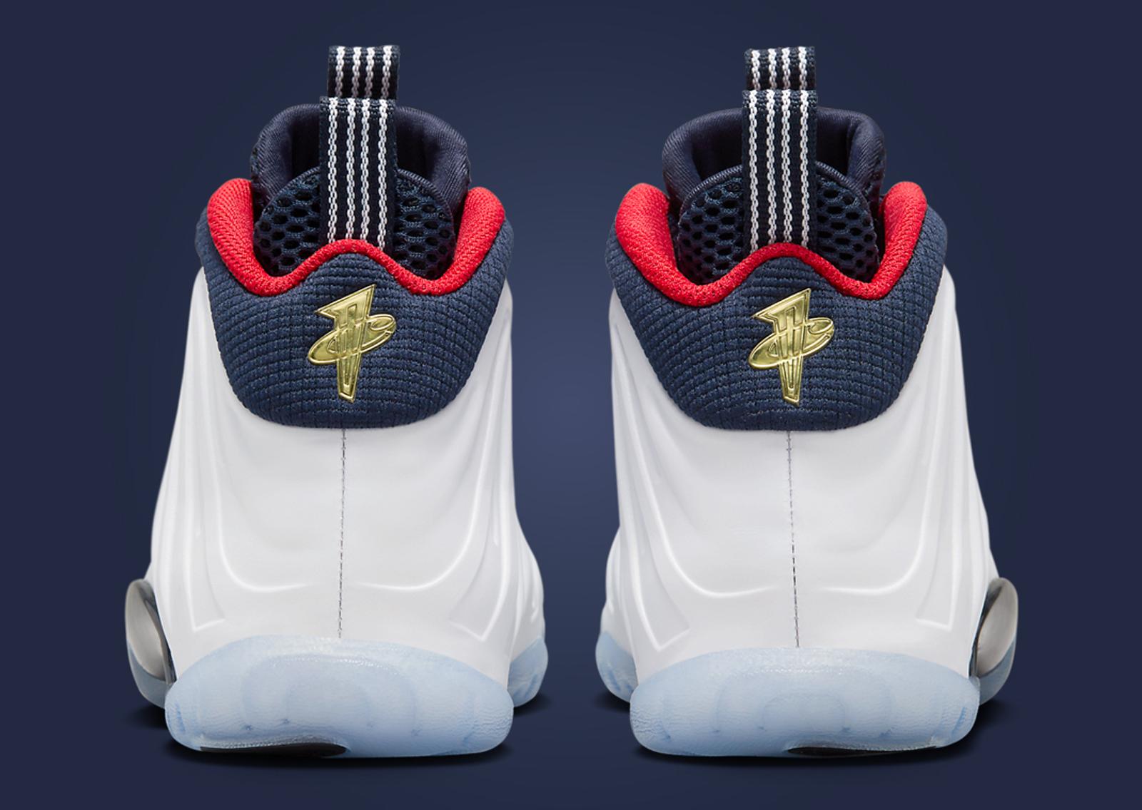 Nike Air Foamposite One Olympic (GS) Heel