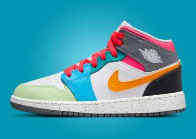 The Air Jordan 1 Mid Se Multi-color Will Be A Kids' Exclusive