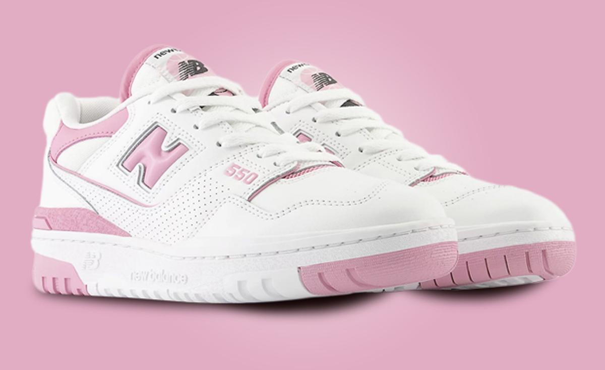 It Doesn't Get Sweeter Than The New Balance 550 White Bubblegum