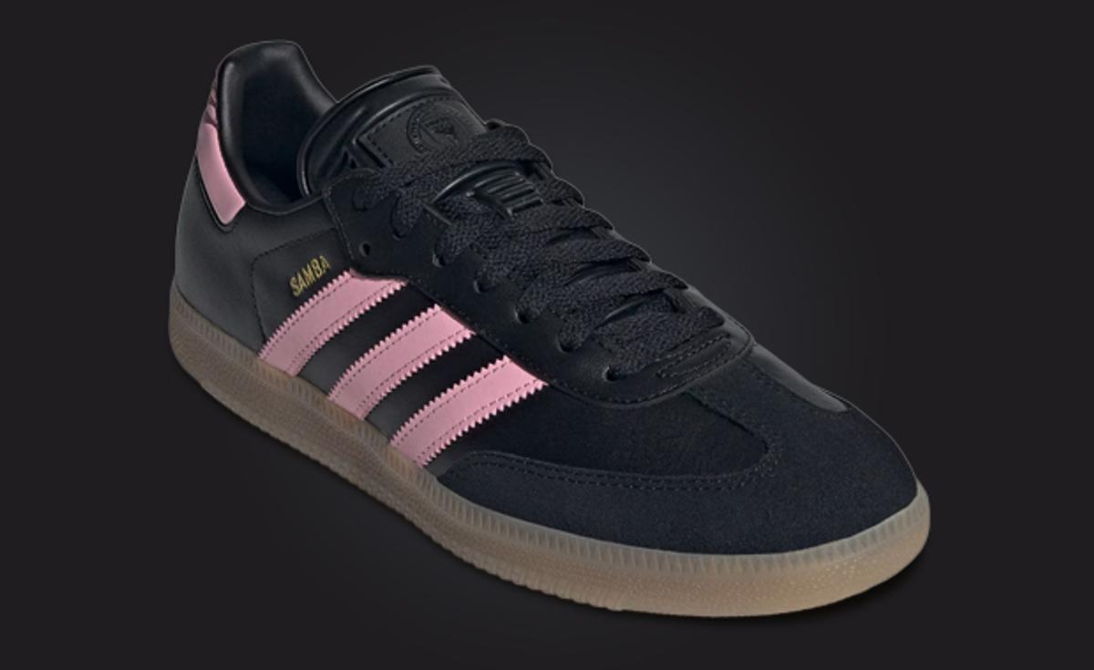 The Inter Miami CF x adidas Samba Indoor Cleat Releases in 2024