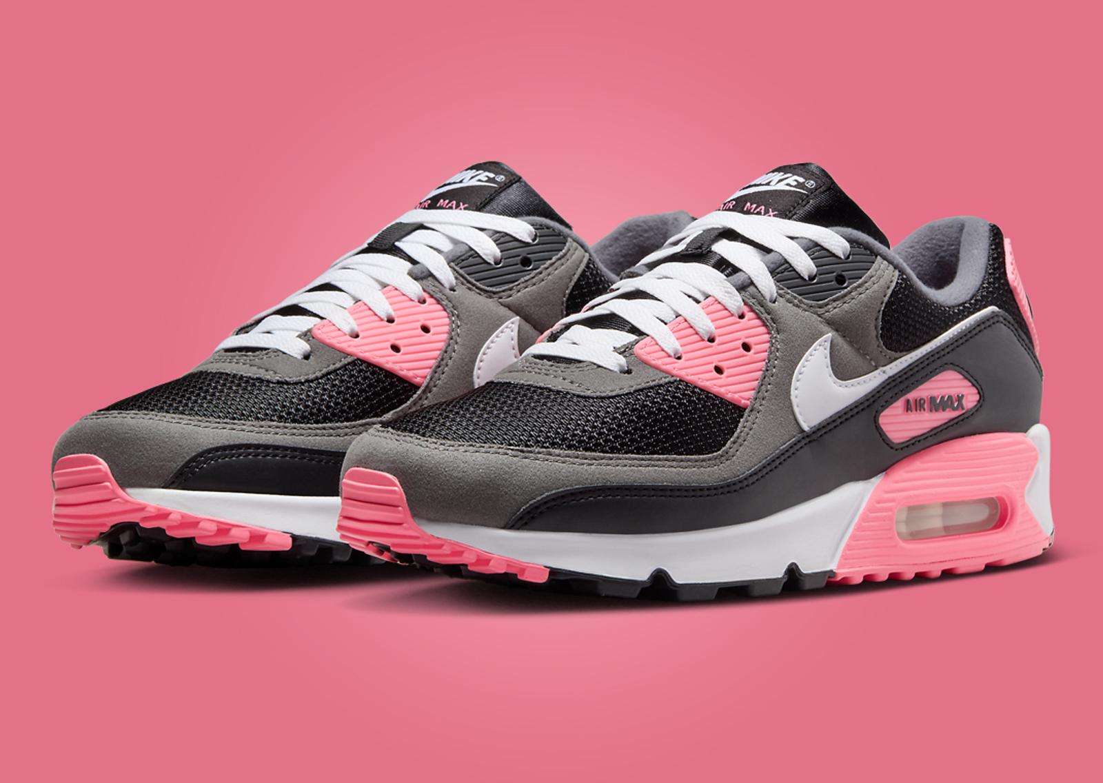 Nike Air Max 90 Black Rose (W) Angle