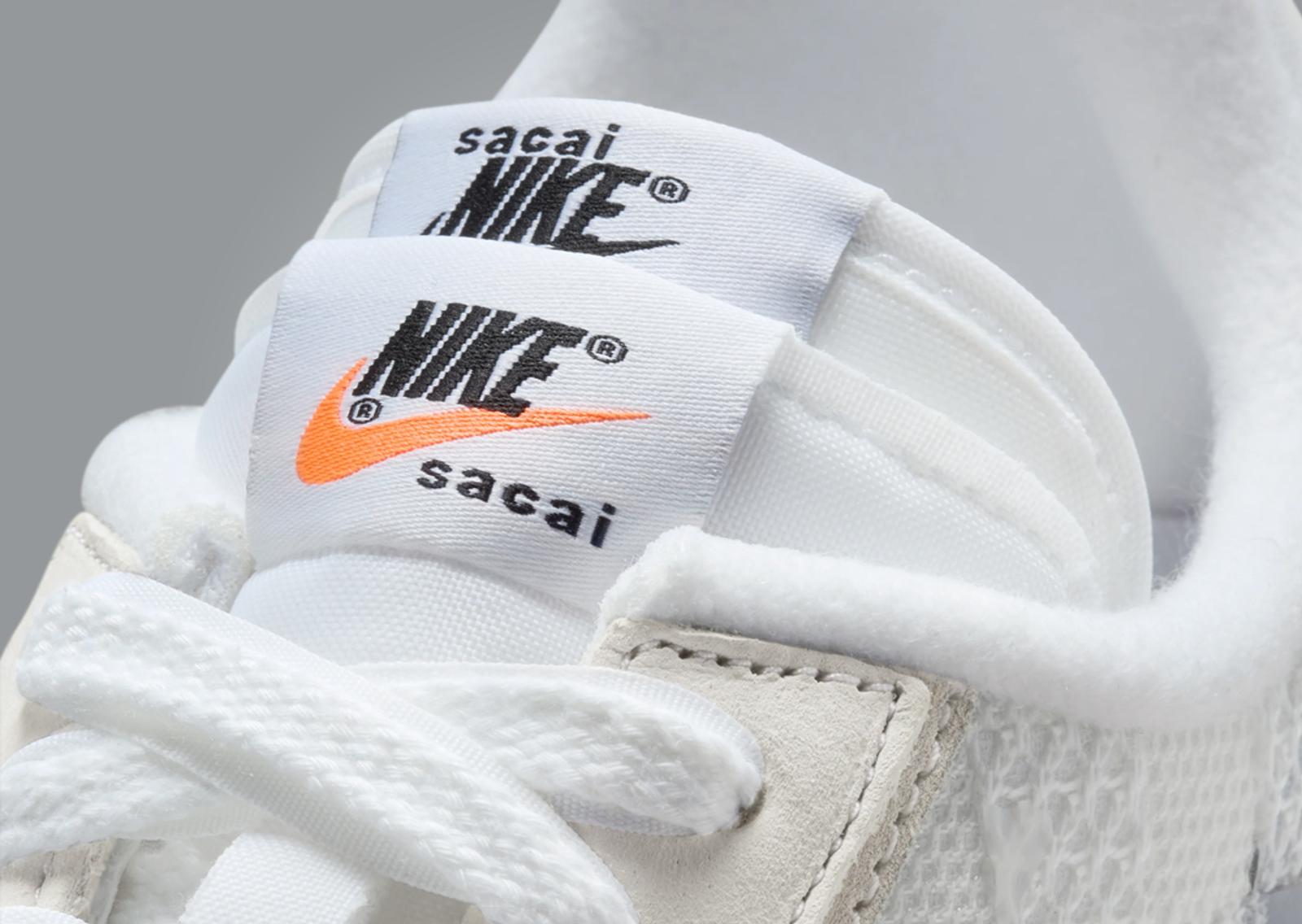 Jean Paul Gaultier x sacai x Nike LDVaporwaffle Mix White Tongue