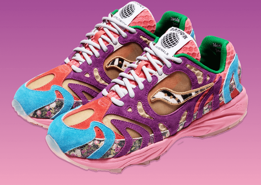 Jae Tips's Saucony Grid Azura 2000 Is Flush With Color and Prints