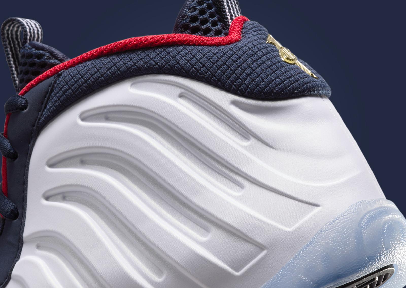 Nike Air Foamposite One Olympic (GS) Heel Detail