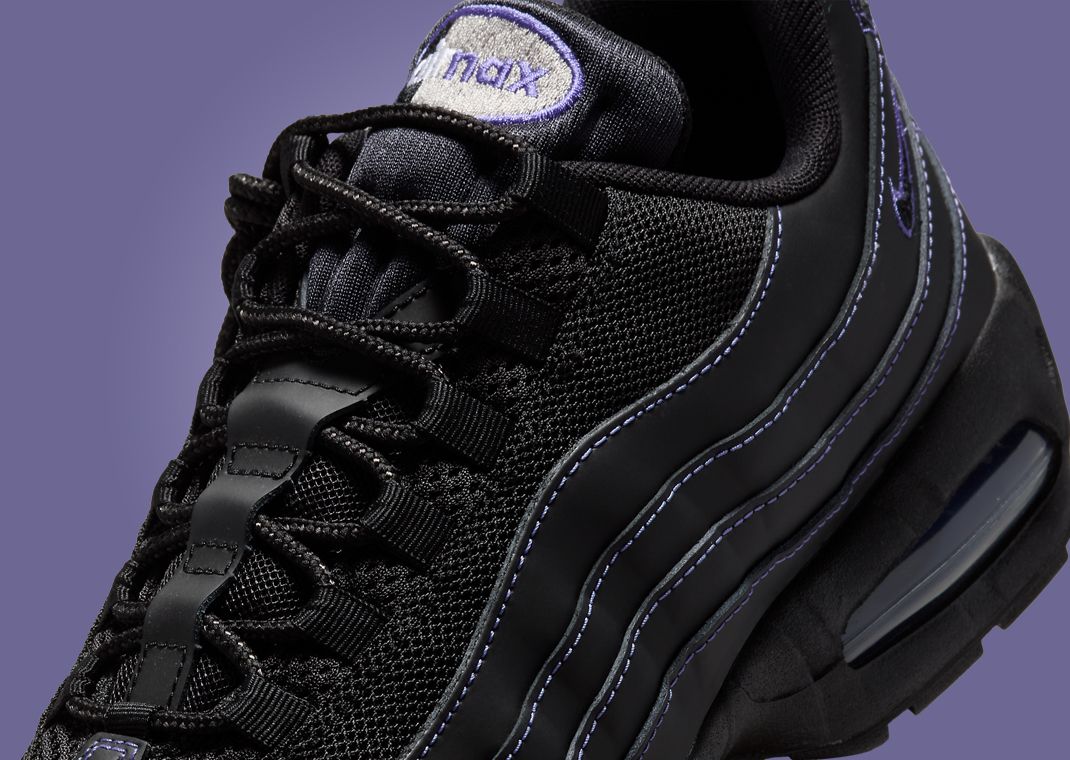 NIKE AIR MAX 95 OG BLACK/BLACK-PERSIAN VIOLET 国内発送 Men's Nike Air Max 95 OG Black/Black-Persian Violet (IB7936