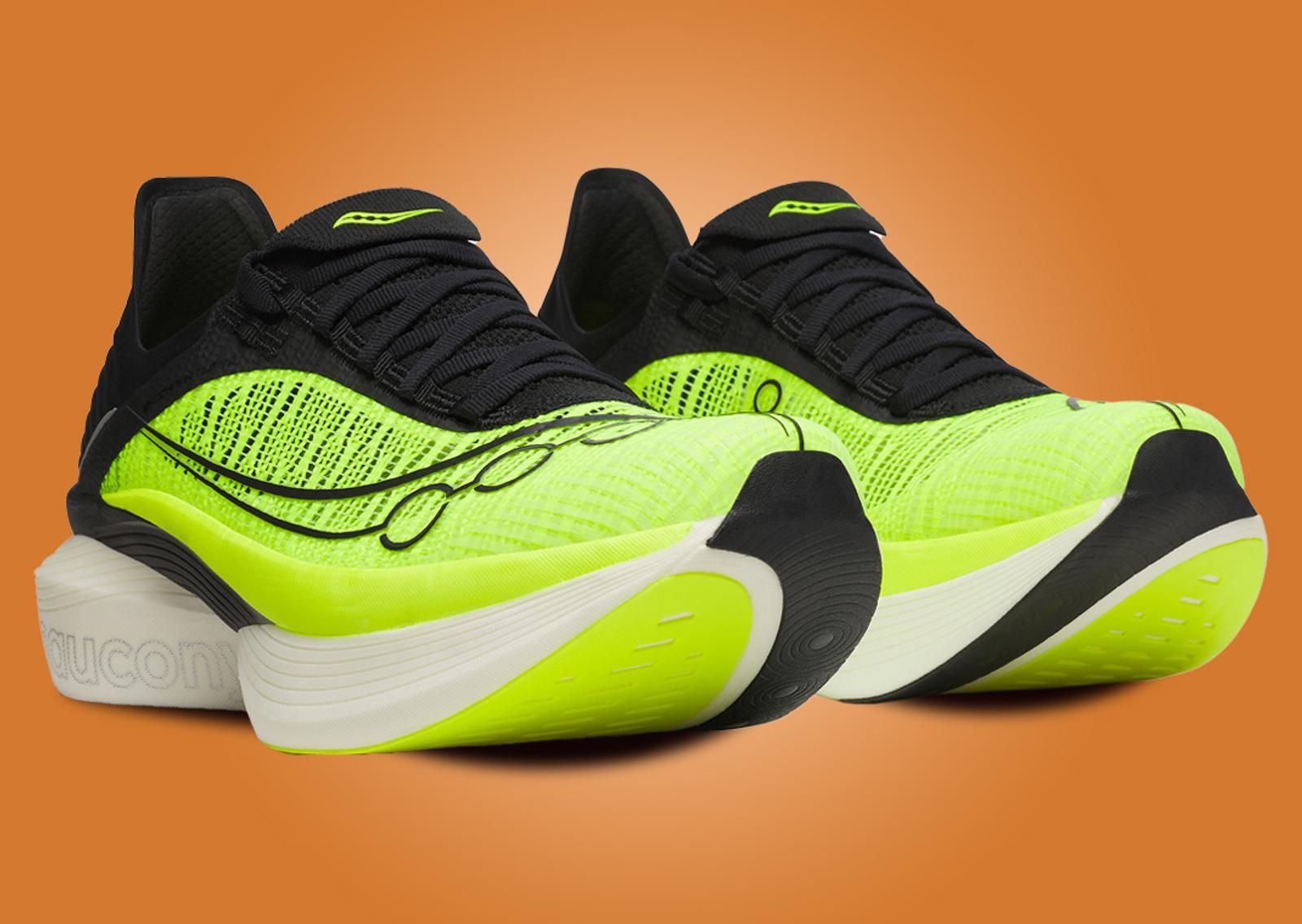 Saucony Endorphin Elite 2 Citron Black Angle