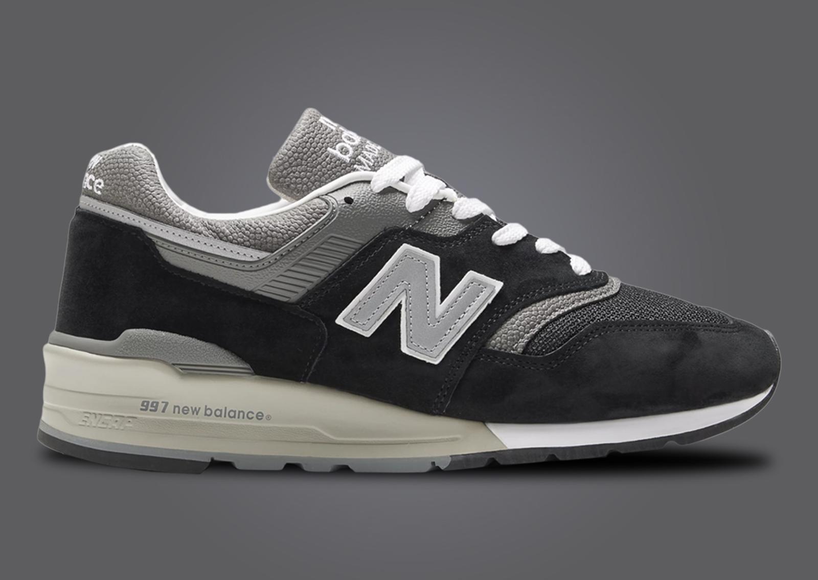 New Balance 997 Made in USA Black Lateral