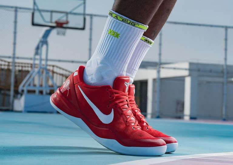 Nike Kobe 8 Protro TB University Red Angle