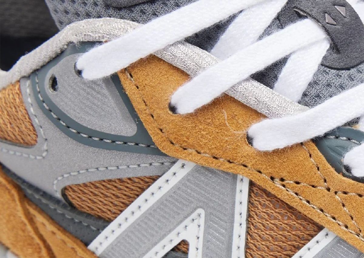 New Balance 990v6 Made in USA Workwear Midfoot Detail