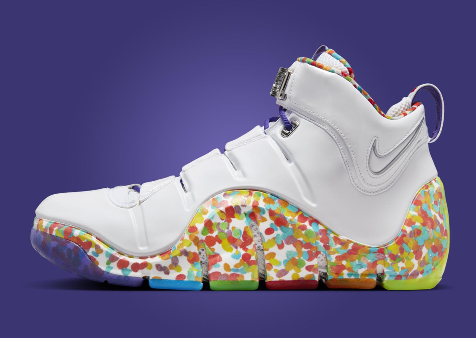 Nike LeBron 4 Fruity Pebbles Lateral