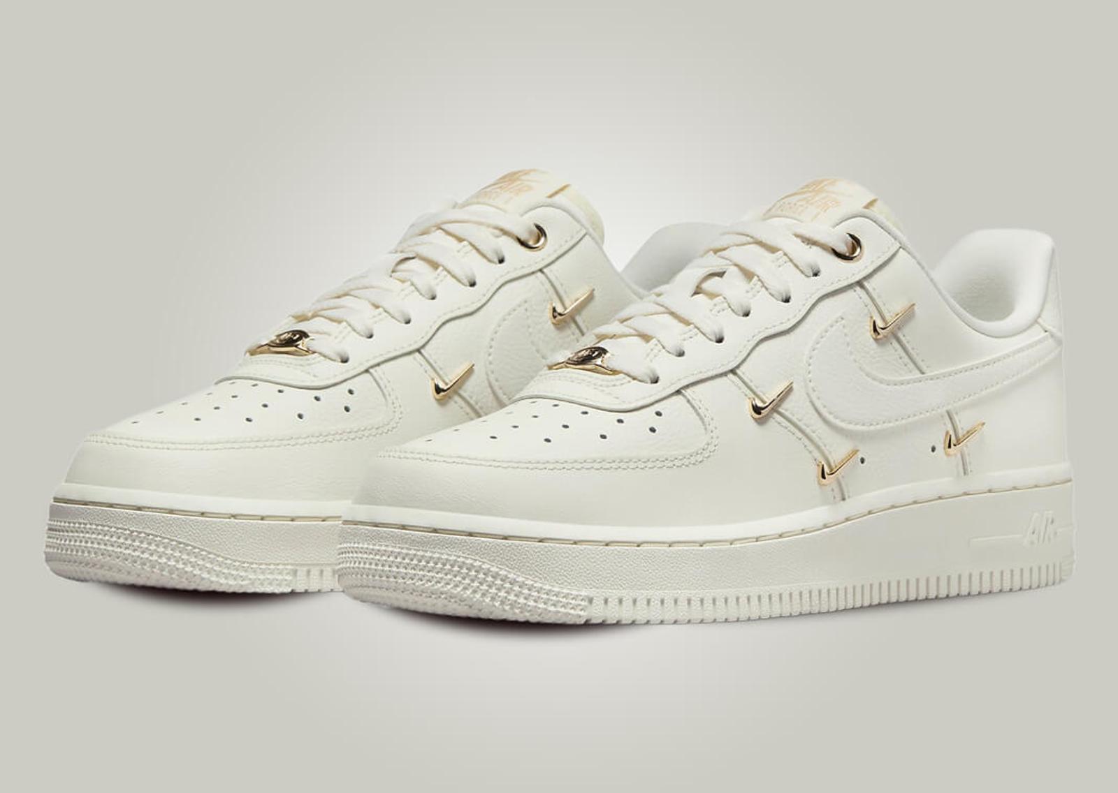 Nike Air Force 1 Low LX Sail Metallic Gold (W) Angle