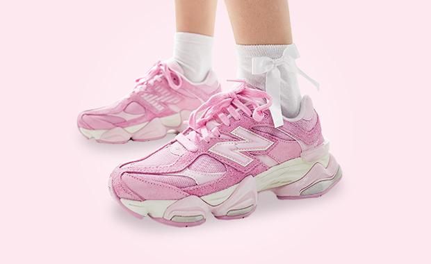 ASOS-exclusive New Balance 9060 Overdyed Pink