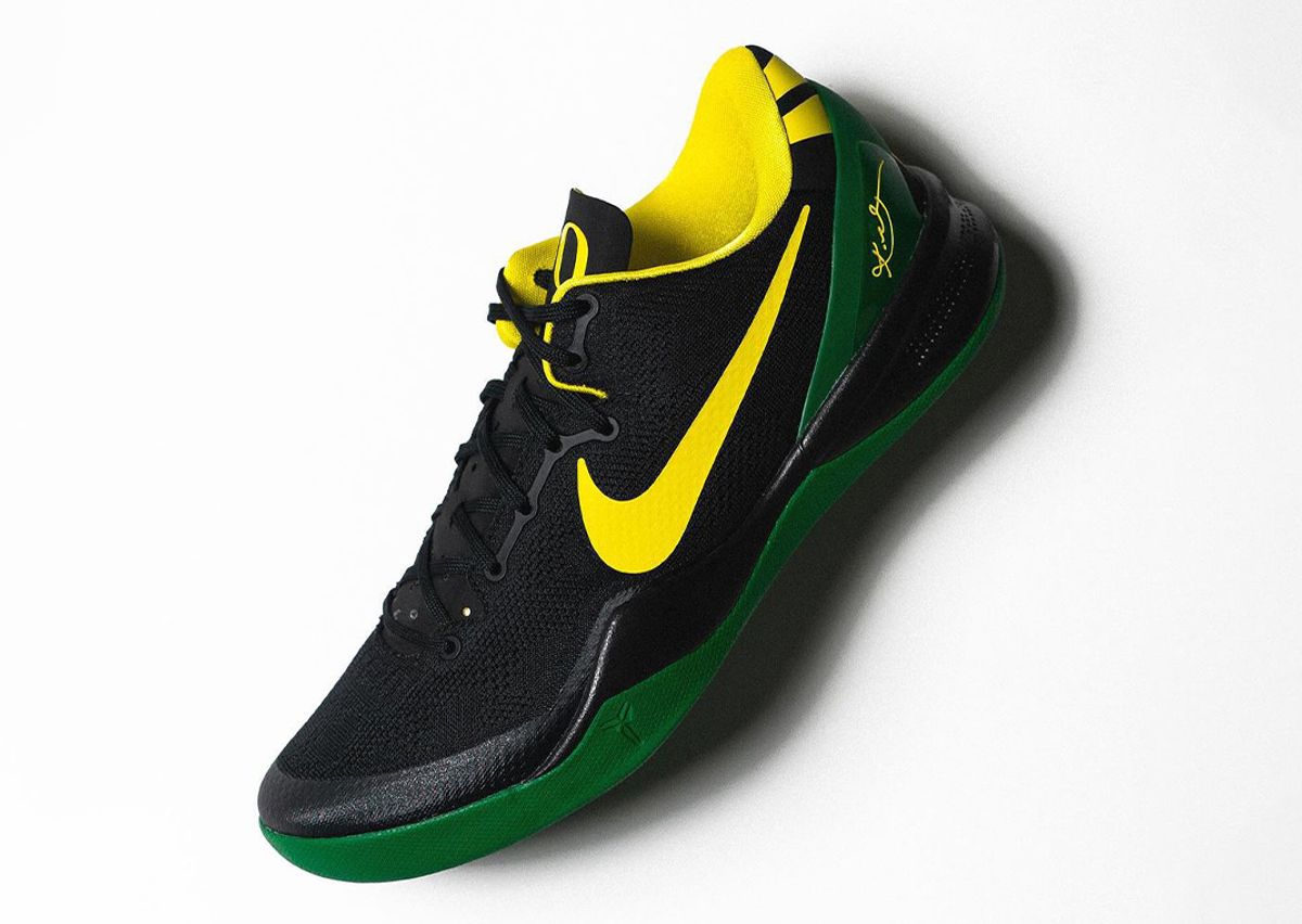 Nike Kobe 8 Protro Oregon Ducks Black Yellow PE