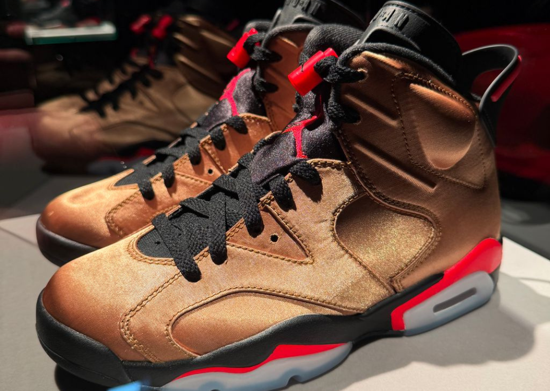 jordan 6 red and gold