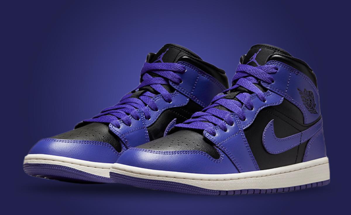The Air Jordan 1 Mid Black Concord Is Scheduled To Land Very Soon