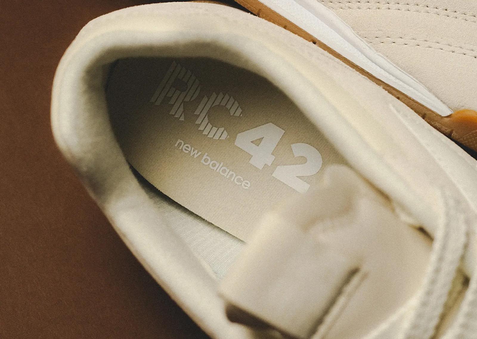 New Balance RC42 Cream White Gum Insole