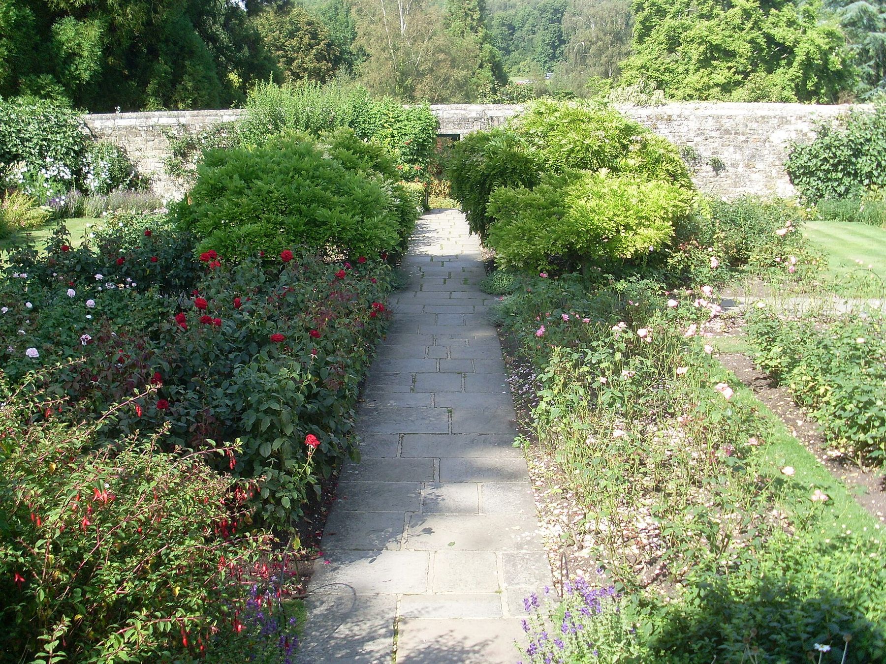 Lady Churchill's rose garden at Chartwell, Kent