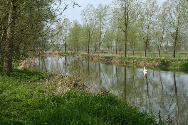 River Stour flowing at the Suffolk–Essex border