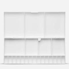 Liz Deakin : Palette with Easel Attachment : 15 Pans for Tubes and 7 Deep Wells