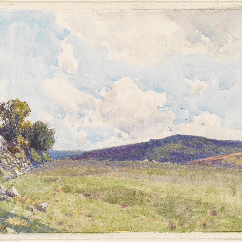 Frederick John Widgery’s Dartmoor landscape with granite tors and open moor