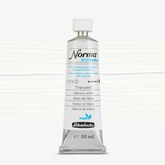 Schmincke : Norma Blue : Water Mixable Oil : 35ml : Titanium White