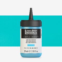 Liquitex : Professional : Acrylic Gouache : 59ml : Light Blue Permanent
