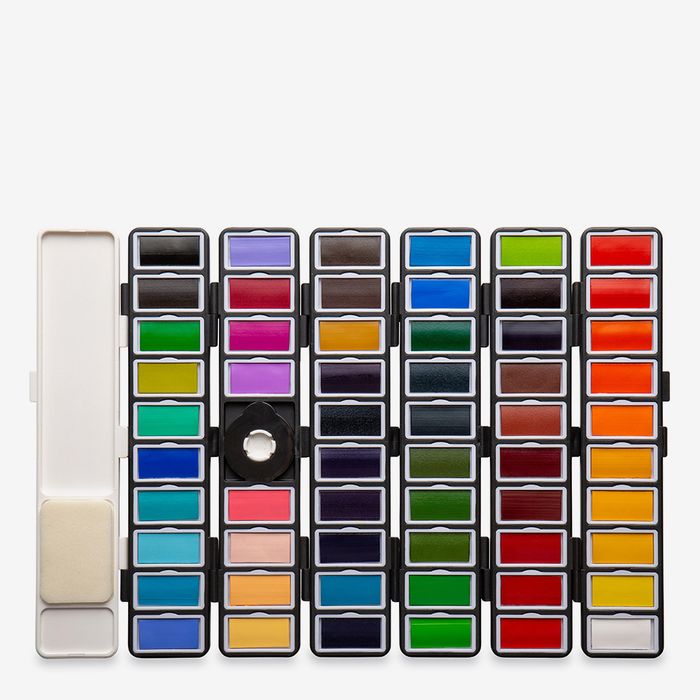 Watercolour Paint : Folding Set : 58 Pans