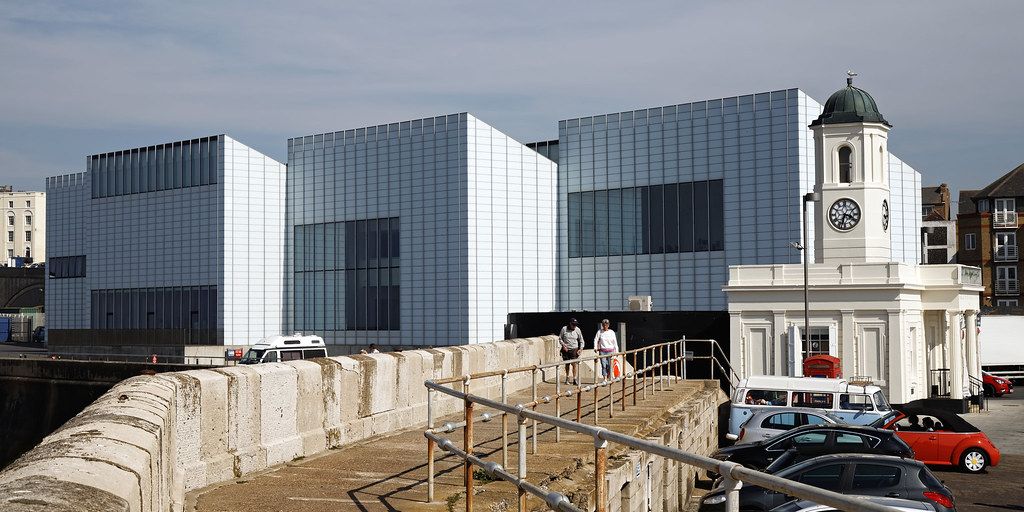 North side of the Turner Contemporary gallery building in Margate, Kent, England