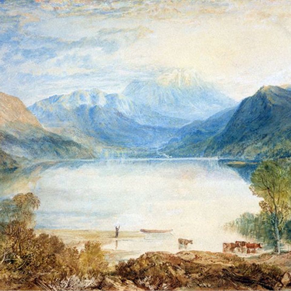 J. M. W. Turner’s panoramic view of Ullswater from Gobarrow Park