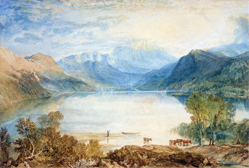 J. M. W. Turner’s panoramic view of Ullswater from Gobarrow Park