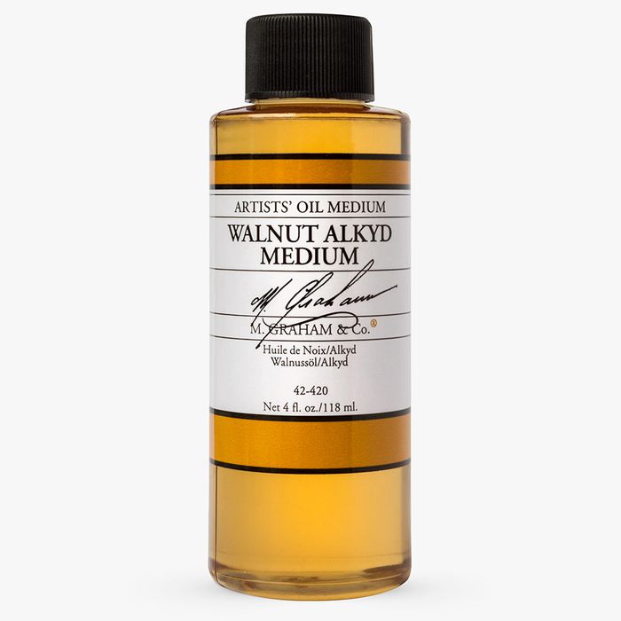 M. Graham : Artist's Oil Medium : 118ml : Walnut Alkyd Oil Medium