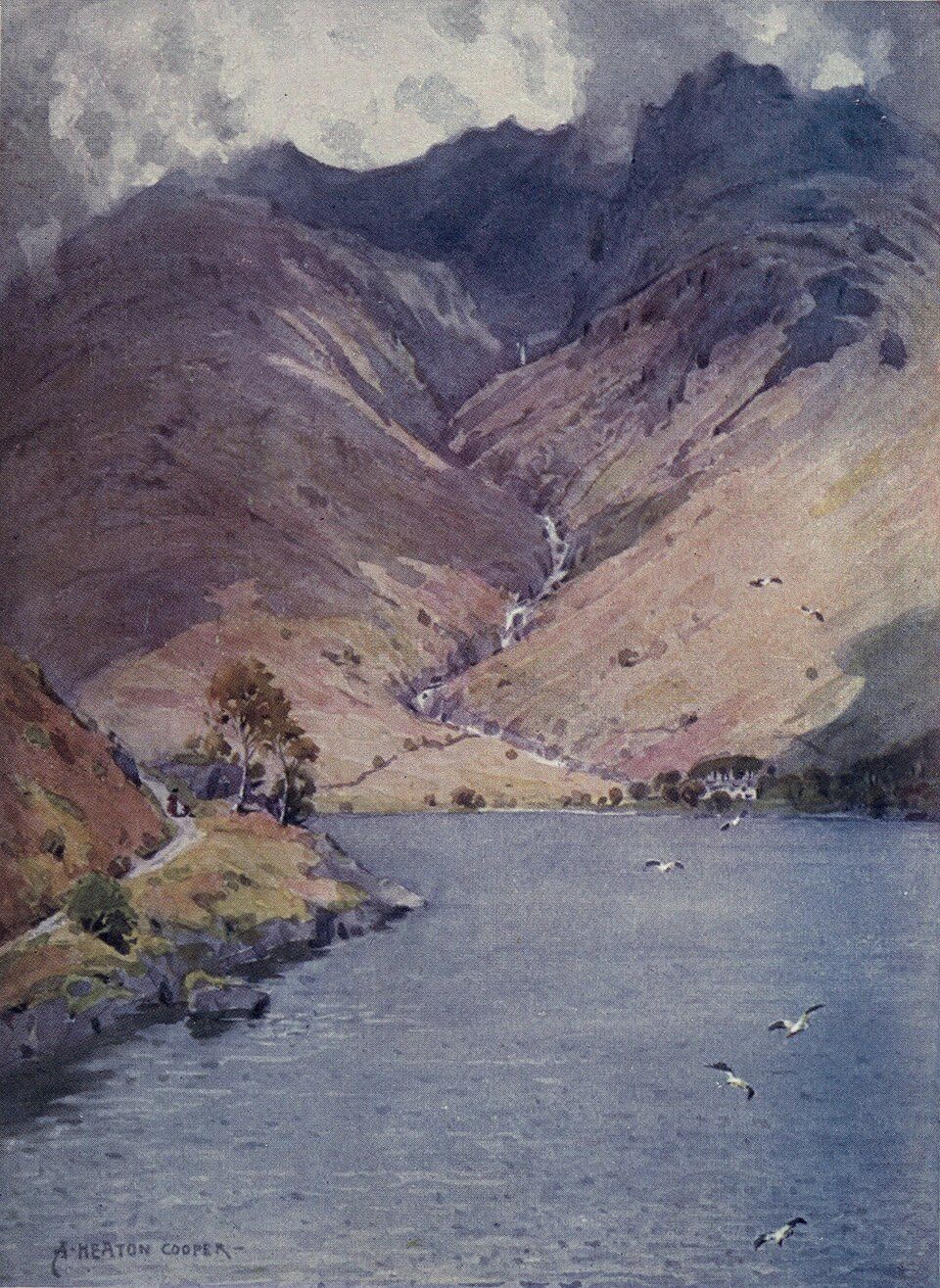A. Heaton Cooper’s painting of Wastwater and Scafell