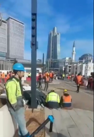 İstanbul Finans Merkezi Merkez Bankası Şantiyesi (Nisan 2025)