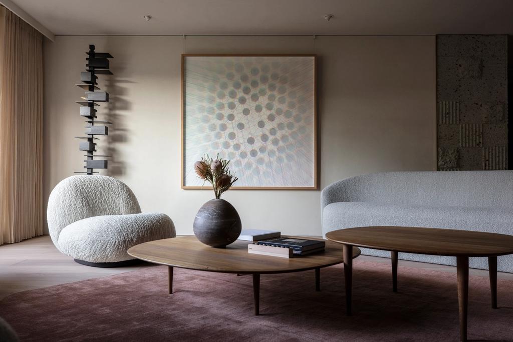Living room interior design by OEO Studio