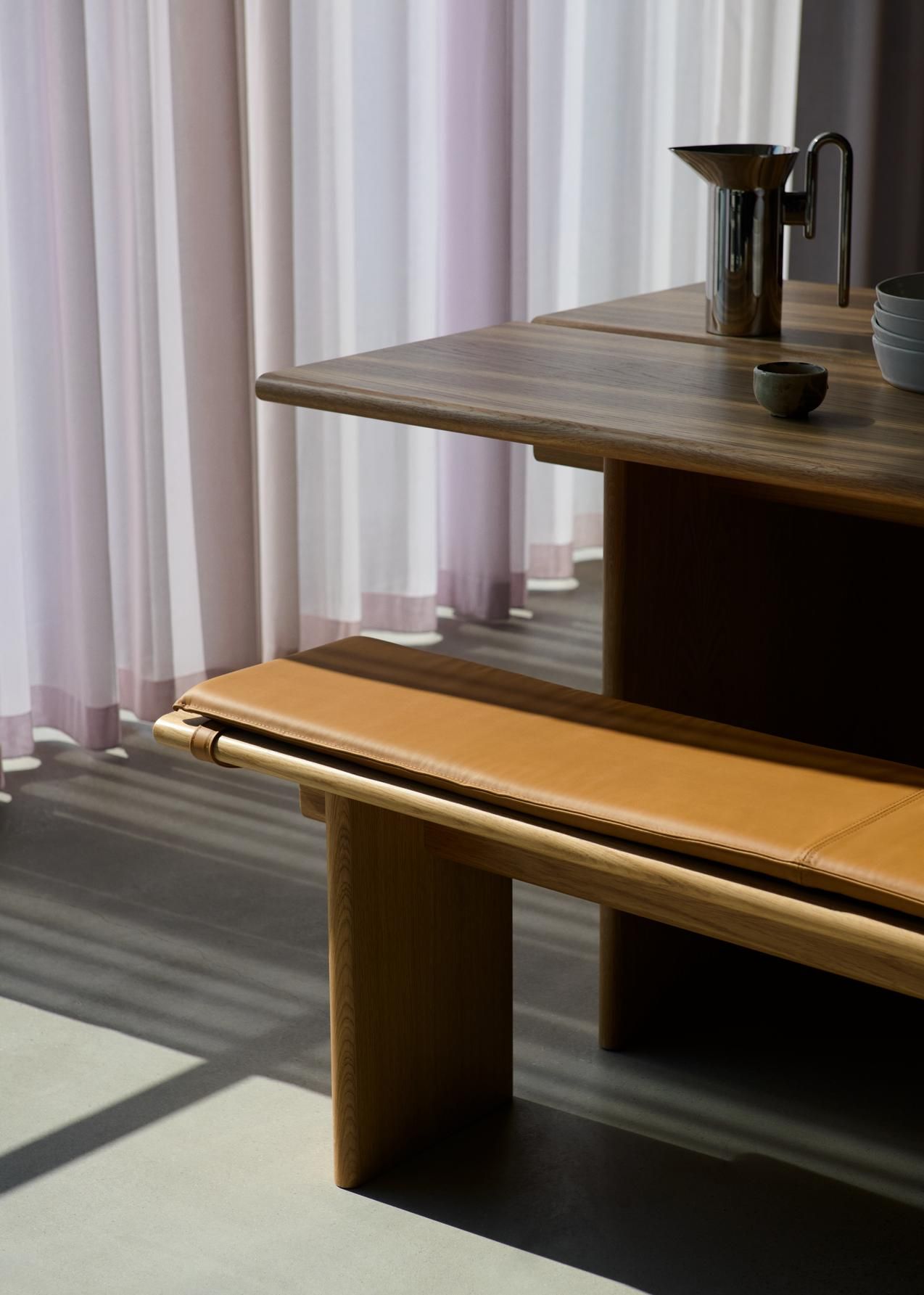 Ita Dining Table and bench, Oak, &Tradition, OEO Studio