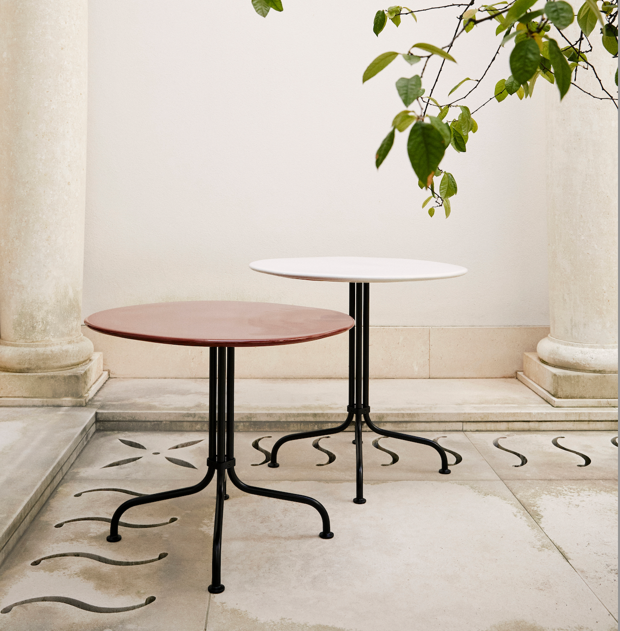 Carmel Bistro Tables designed by OEO Studio for Gubi