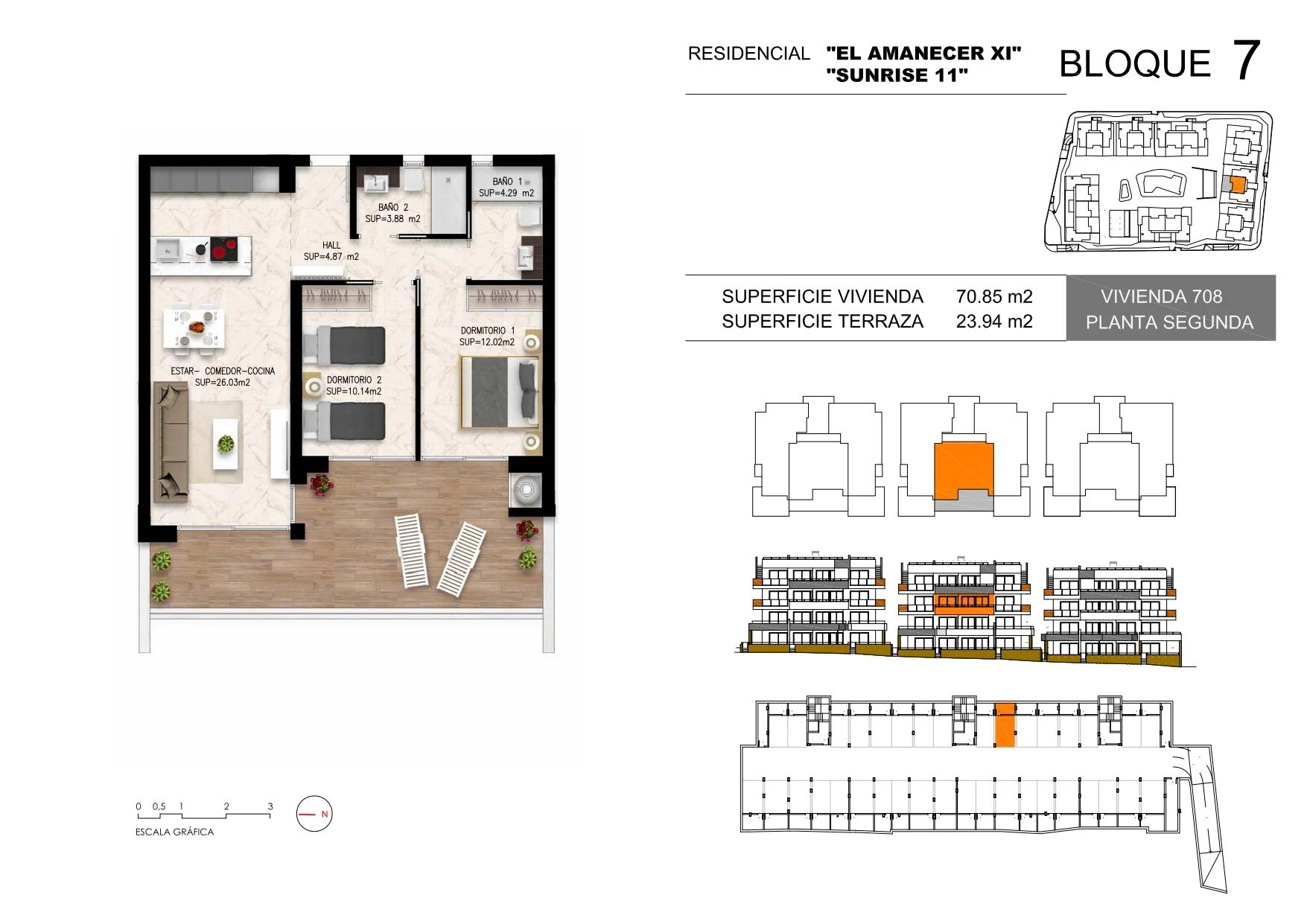 FULL EQUIPPED MODERN APARTMENTS IN PLAYA FLAMENCA