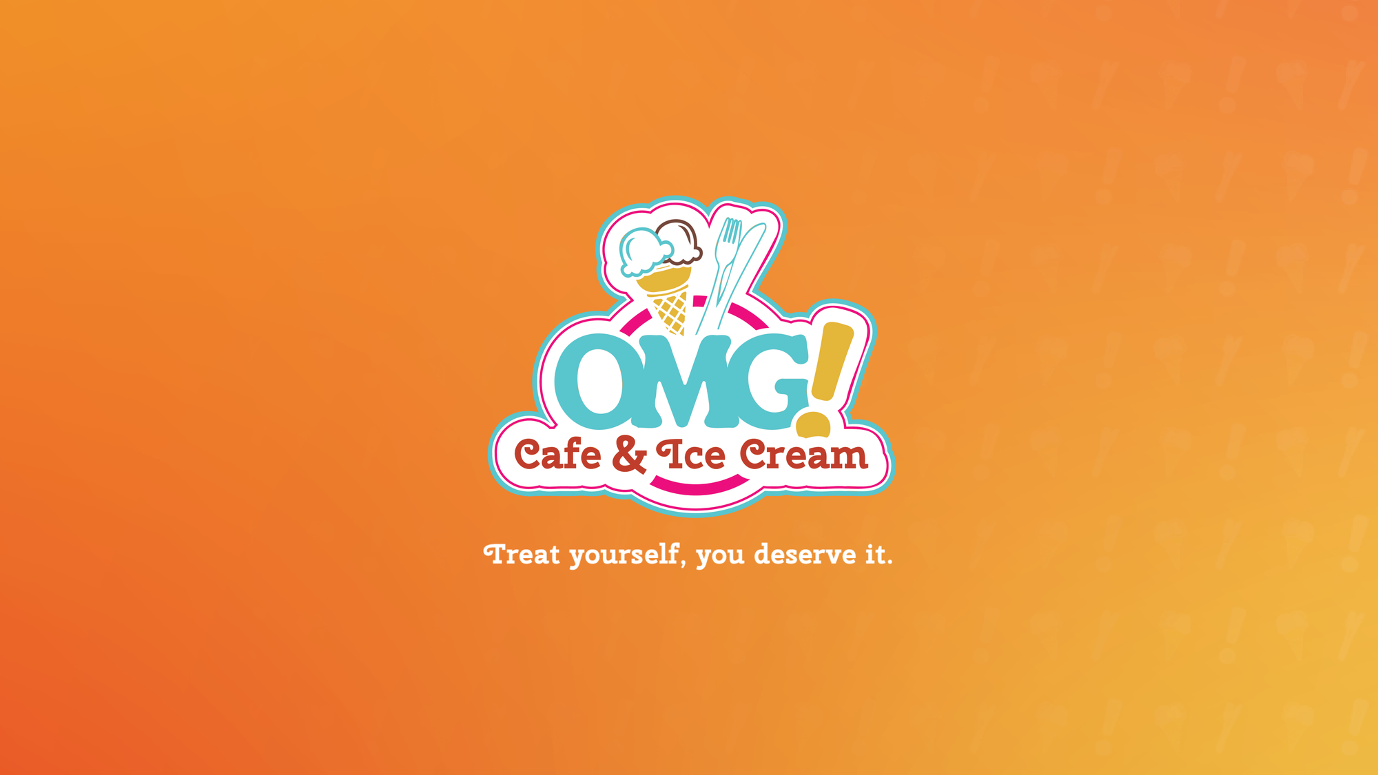 OMG Ice Cream Logo highlight